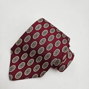 Joseph A Bank Burgundy Silk Tie NWT